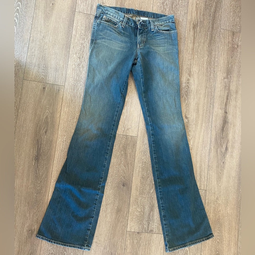 Never before worn! Still crisp! Gap 4 Long 36” inseam bootcut jeans!